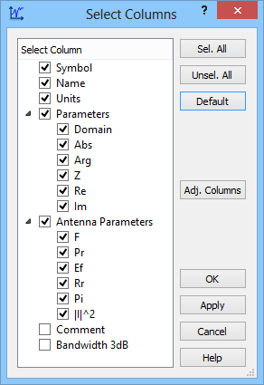 dialog_selectcolumns_antenna_smith