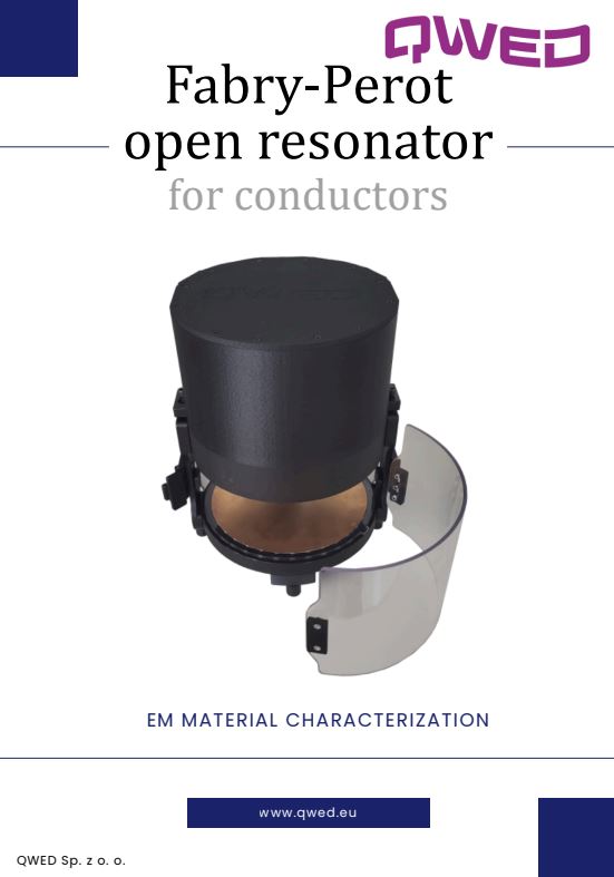Broadband Fabry-Perot Open Resonator for Conductors cover