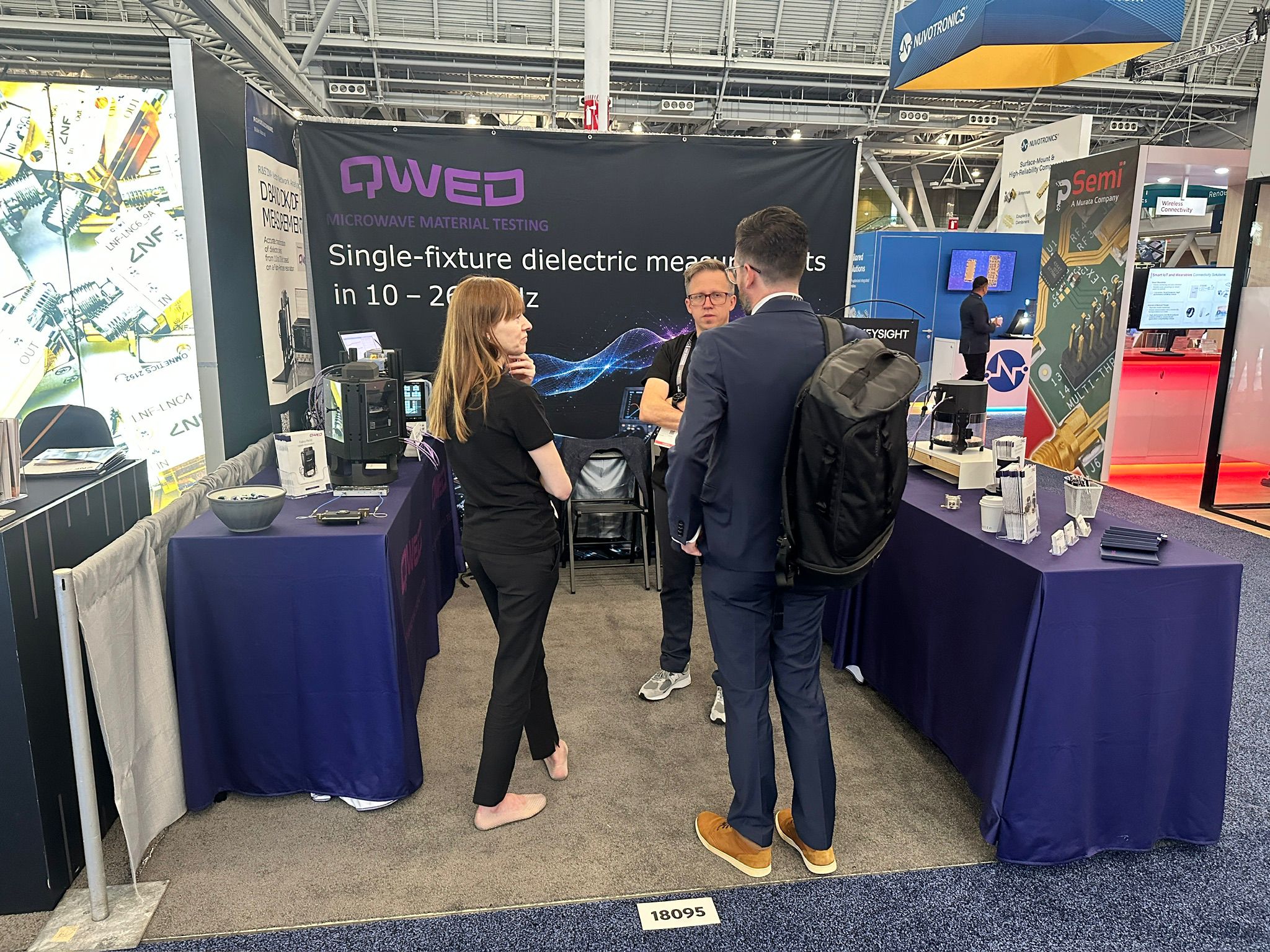 QWED at IMS 2026 - booth photo 2