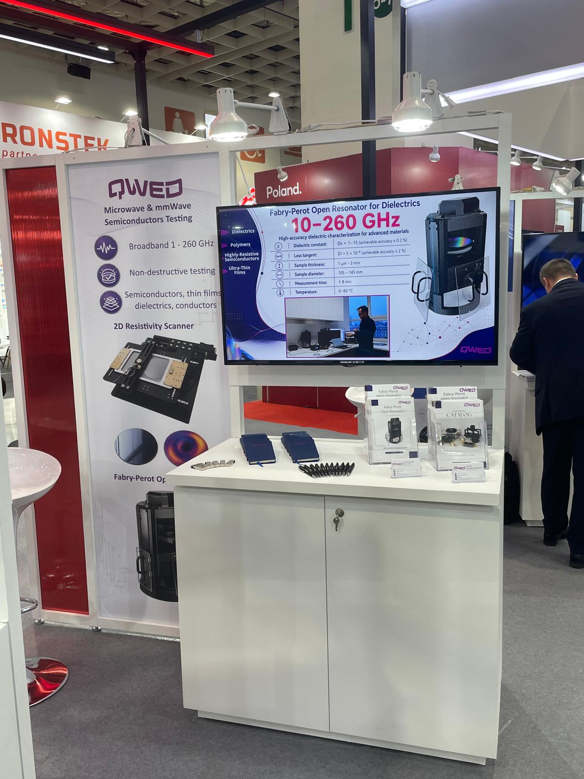 QWED booth at SEMICON Taiwan 2026 - Poland Pavilion